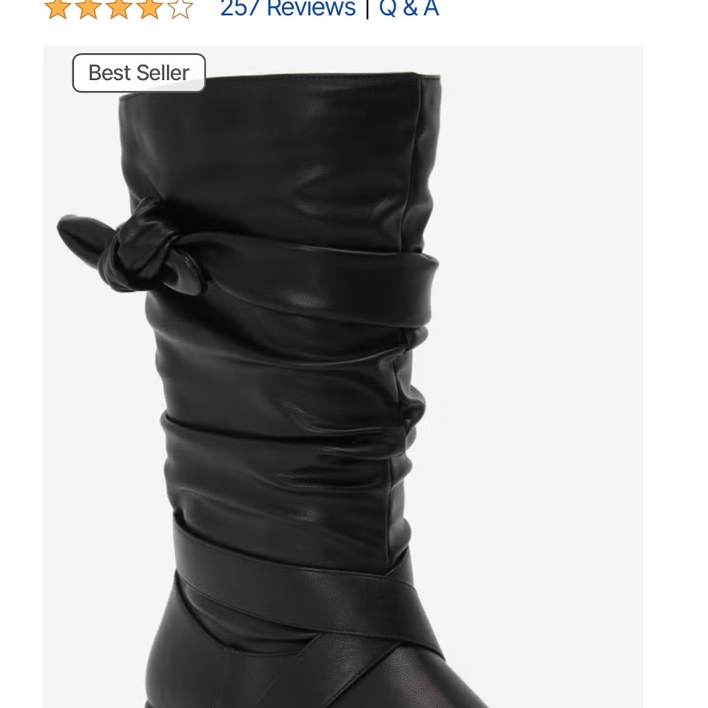 Black Wide Calf Boots